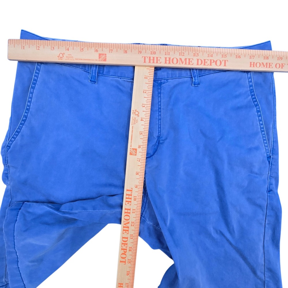 Tommy Bahama Boracay Chino Shorts Mens 35 Blue Cotton Tencel 9 In Inseam - Picture 3 of 7